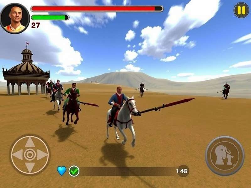Maratha Mammoth gameplay screenshot showing cavalry charge